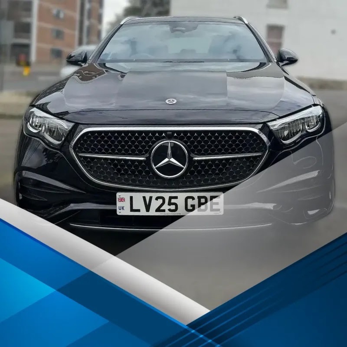 Luxury Mercedes-Benz vehicle parked in Kent, showcasing high-end features and comfort